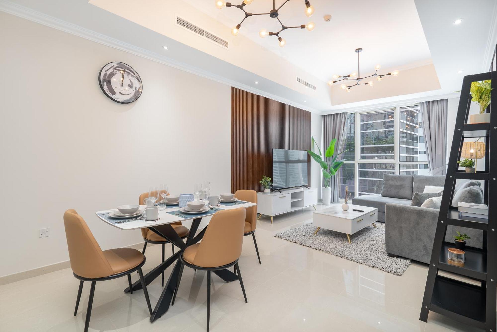 Heaven Crest Vacation Homes Downtown - Studio And 1 Bedroom Suites 2 Minute Walk To Dubai Mall And Burj Khalifa Eksteriør bilde