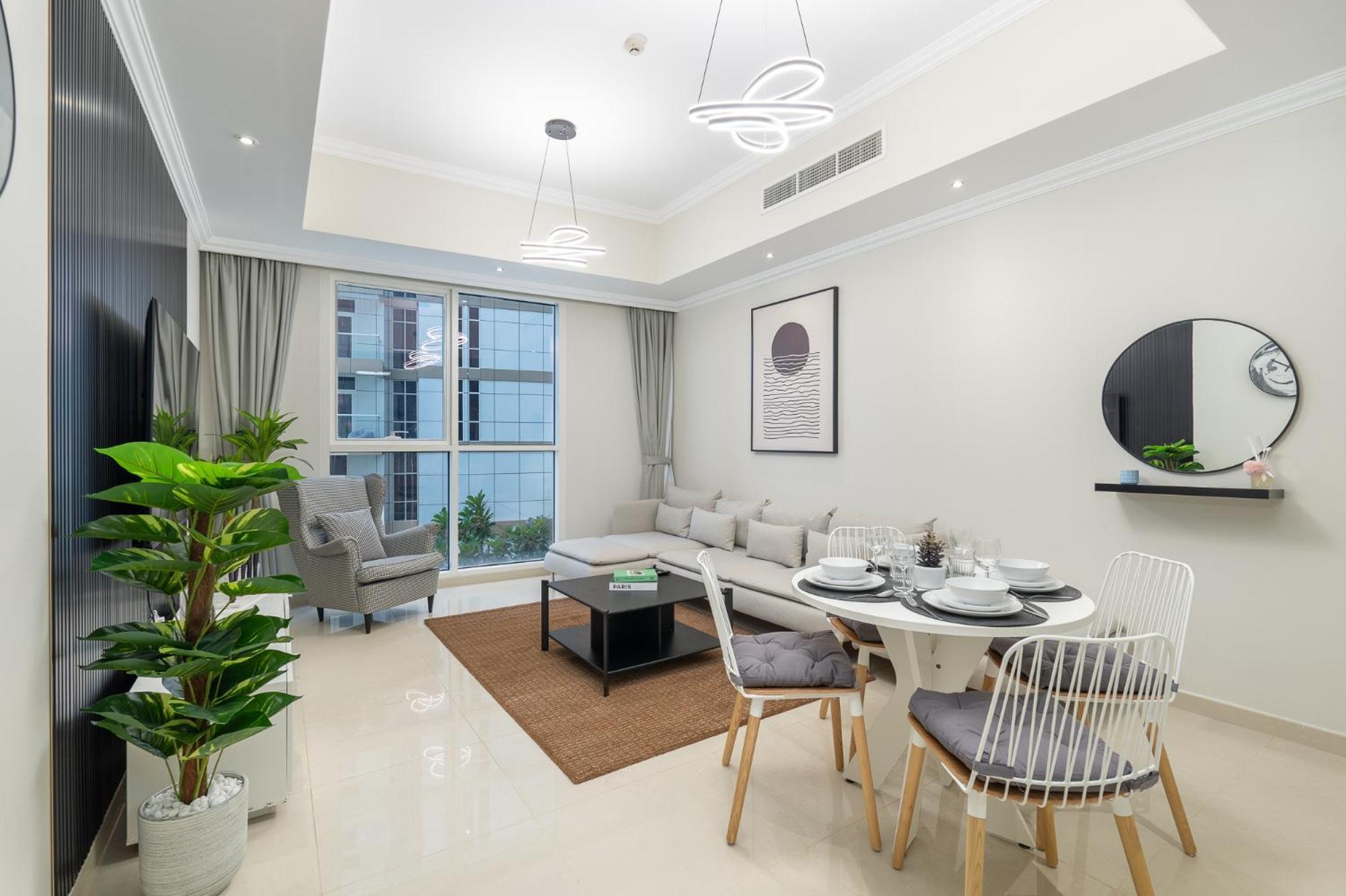 Heaven Crest Vacation Homes Downtown - Studio And 1 Bedroom Suites 2 Minute Walk To Dubai Mall And Burj Khalifa Eksteriør bilde