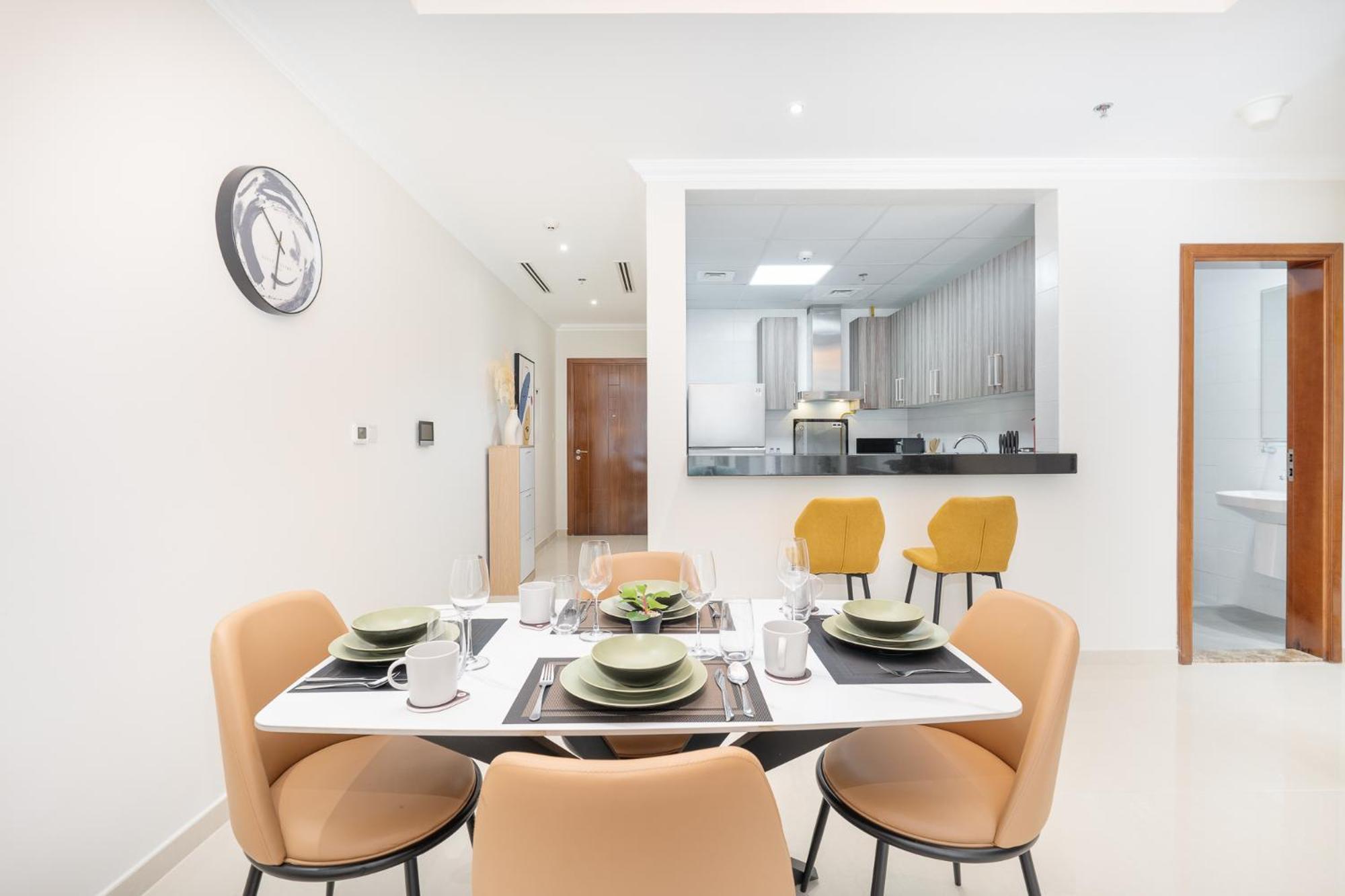 Heaven Crest Vacation Homes Downtown - Studio And 1 Bedroom Suites 2 Minute Walk To Dubai Mall And Burj Khalifa Eksteriør bilde