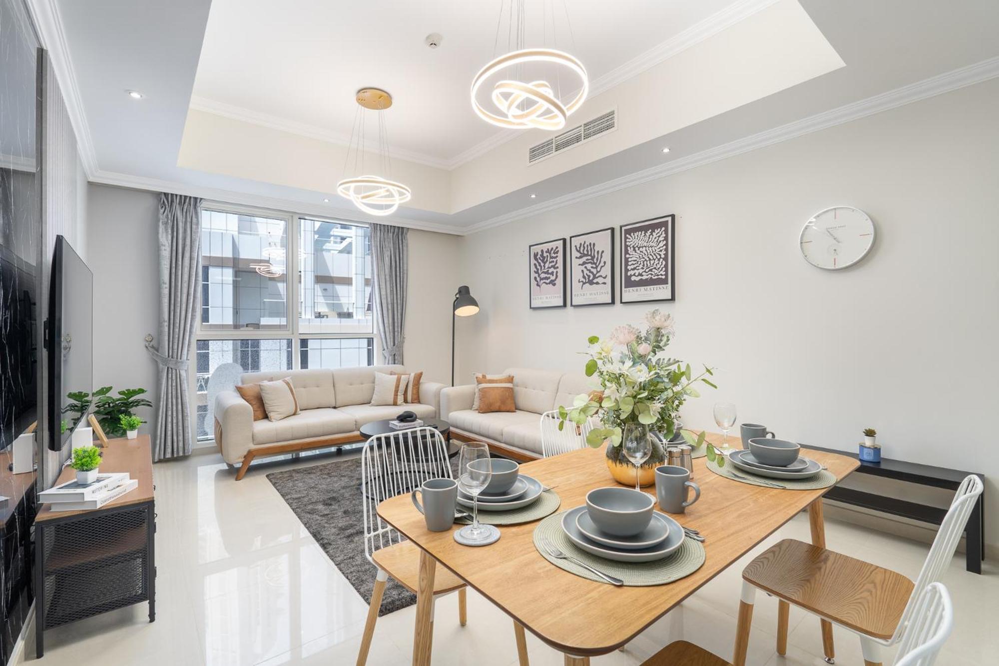Heaven Crest Vacation Homes Downtown - Studio And 1 Bedroom Suites 2 Minute Walk To Dubai Mall And Burj Khalifa Eksteriør bilde