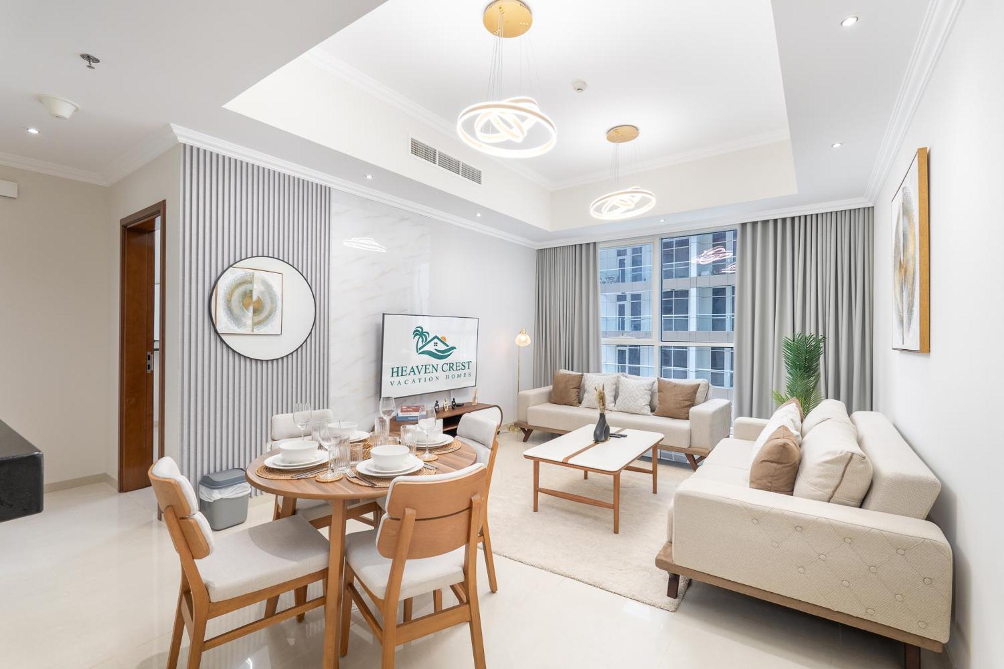 Heaven Crest Vacation Homes Downtown - Studio And 1 Bedroom Suites 2 Minute Walk To Dubai Mall And Burj Khalifa Eksteriør bilde