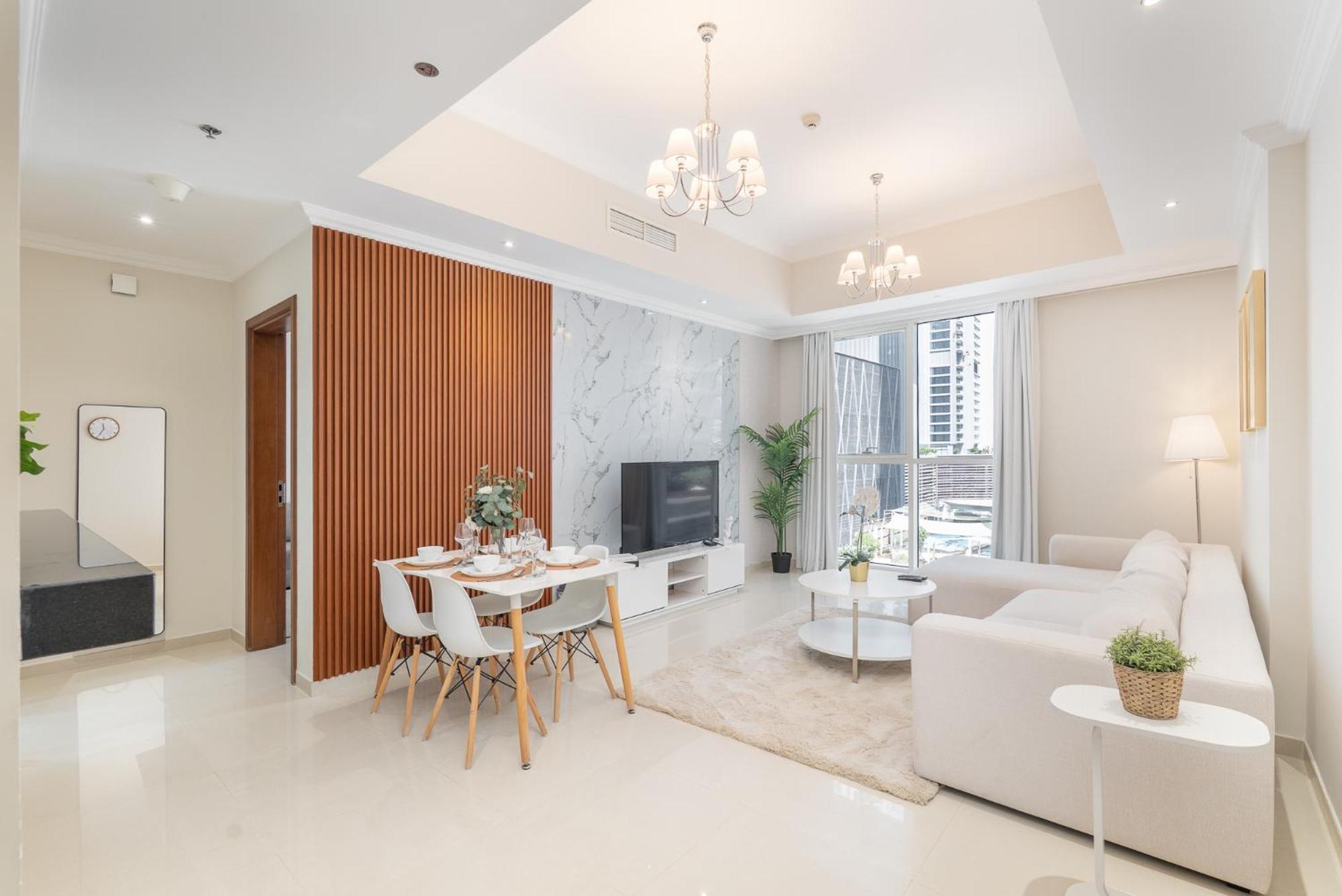 Heaven Crest Vacation Homes Downtown - Studio And 1 Bedroom Suites 2 Minute Walk To Dubai Mall And Burj Khalifa Eksteriør bilde