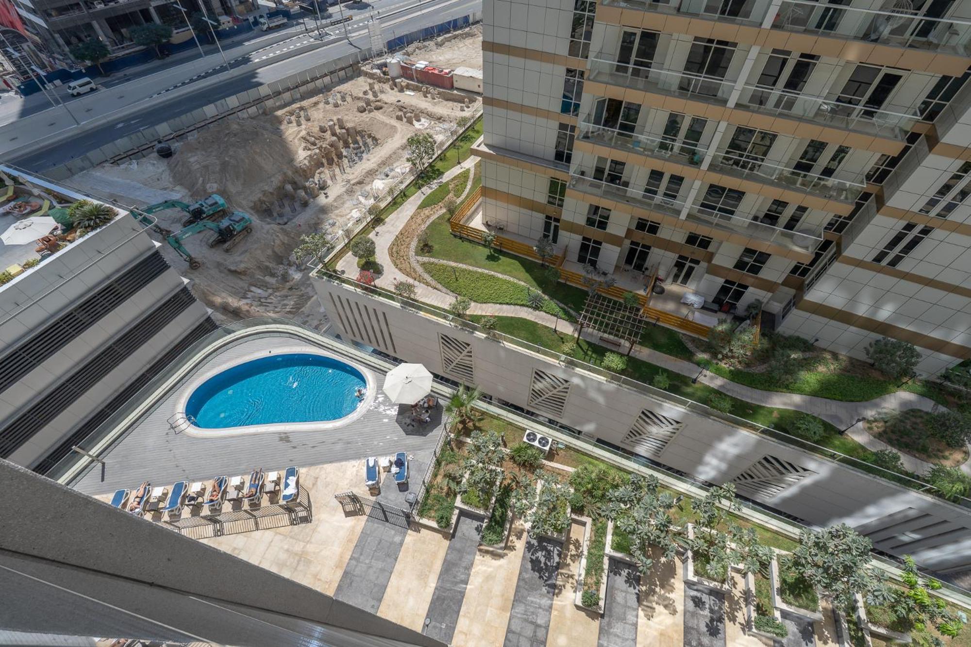 Heaven Crest Vacation Homes Downtown - Studio And 1 Bedroom Suites 2 Minute Walk To Dubai Mall And Burj Khalifa Eksteriør bilde